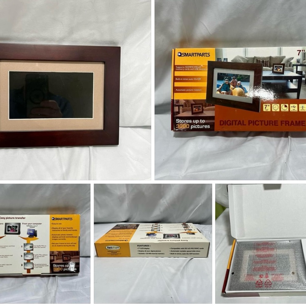 Smartparts 7-Inch Digital Picture Wood Frame
Display your digital pictures